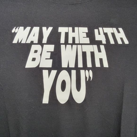 Star Wars Tee May The 4th Short Sleeve Black - Size Small - Picture 1 of 4